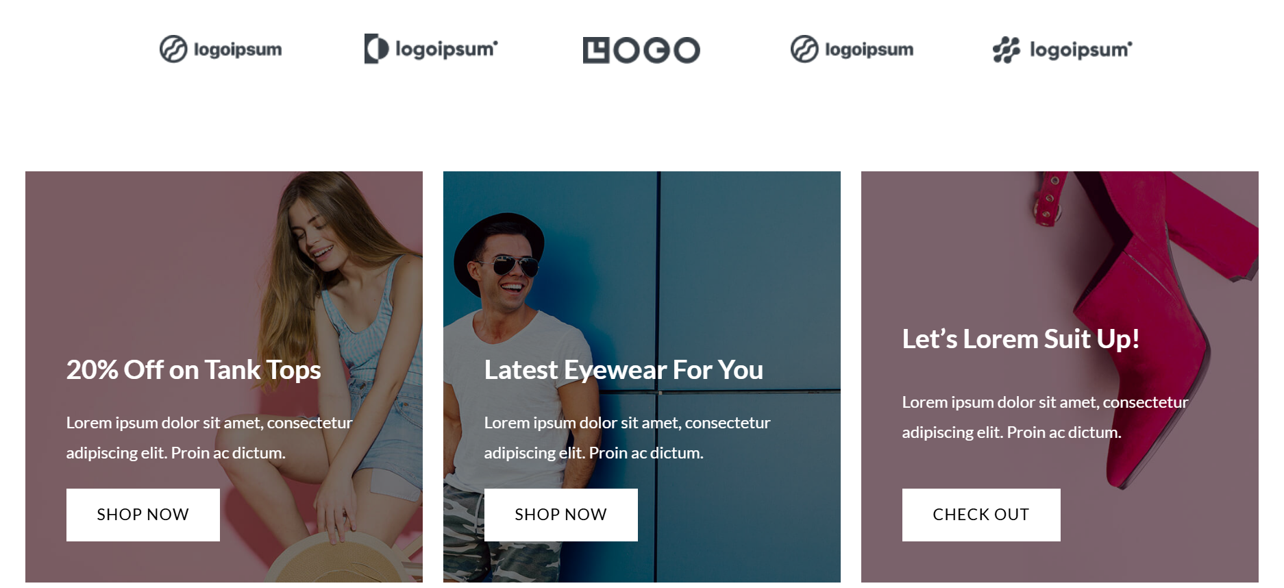 LuxeBag Store demo screenshot